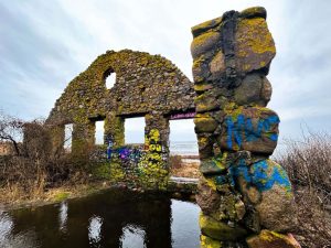 Windswept Ruins, Narragansett, Rhode Island